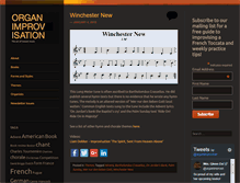 Tablet Screenshot of organimprovisation.com